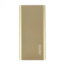 Портативний зарядний пристрій (Повербанк) Aspor A373 6000 mAh- золотий