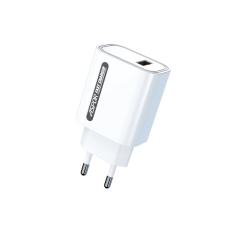 Мережевий зарядний пристрій Aspor A803 (USB/18W)- білий