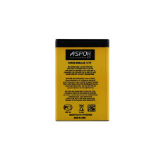 Акумулятор Aspor Lite для Samsung S3650/C3322/S5610 (AB463651B) Акумулятор Aspor Lite для Samsung S3650/C3322/S5610 (AB463651B)