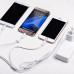 Кабель Hoco X1 Rapid charging 3в1 (Lightning /micro USB/Type-C) 1м- білий Кабель Hoco X1 Rapid charging 3в1 (Lightning /micro USB/Type-C) 1м- білий