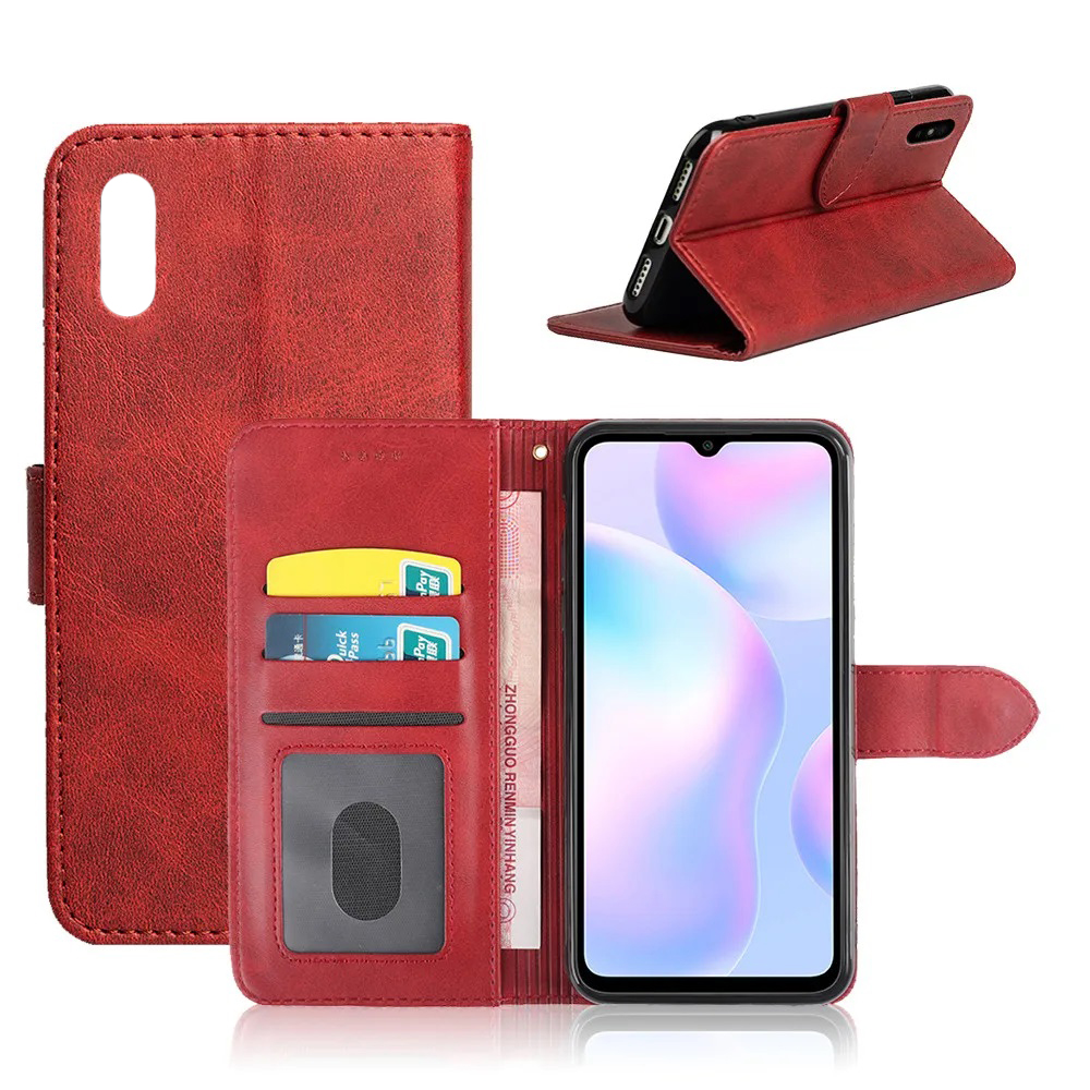 Чохол книжка Aspor Wallet Case для Xiaomi Redmi 10A/9C- червоний