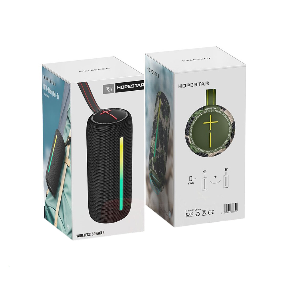 Bluetooth колонка Hopestar P37- камуфляж зелений