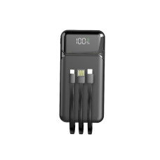 Портативний зарядний пристрій (Повербанк) Aspor A315 Fast Charge 10000 mAh (USB-C/USB/Type-C/Lightning/22.5W)- чорний Портативний зарядний пристрій (Повербанк) Aspor A315 Fast Charge 10000 mAh (USB-C/USB/Type-C/Lightning/22.5W)- чорний