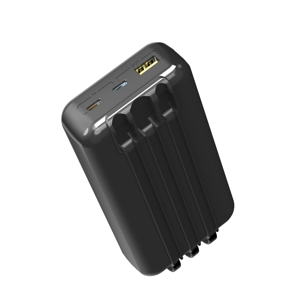 Портативний зарядний пристрій (Повербанк) Aspor A316 Fast Charge 20000 mAh (USB-C/USB/Type-C/Lightning/22.5W)- чорний