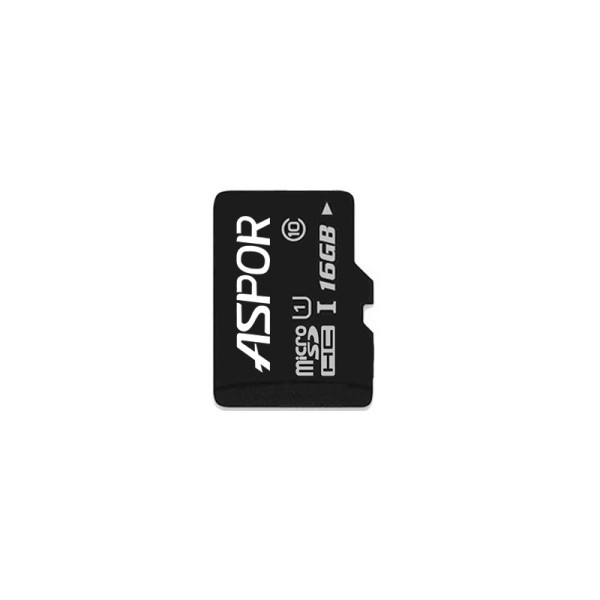 Карта пам`яті Aspor MicroSDHC 16GB UHS-I (Class 10) (тільки карта) Карта пам`яті Aspor MicroSDHC 16GB UHS-I (Class 10) (тільки карта)