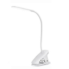 Настільна лампа з акумулятором SB-830 LED Flexible Clip (700mAh/5V/4W)- білий Настільна лампа з акумулятором SB-830 LED Flexible Clip (700mAh/5V/4W)- білий