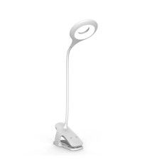 Настільна лампа з акумулятором SB-830E LED Flexible Clip (700mAh/5V/5W)- білий Настільна лампа з акумулятором SB-830E LED Flexible Clip (700mAh/5V/5W)- білий