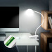 Настільна лампа з акумулятором SD-845Q LED Flexible Clip (700mAh/5V/4W)- білий Настільна лампа з акумулятором SD-845Q LED Flexible Clip (700mAh/5V/4W)- білий