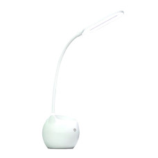 Настільна лампа з акумулятором та органайзером KLT SD-836 LED Flexible (700mAh/5V/2.5W)- білий Настільна лампа з акумулятором та органайзером KLT SD-836 LED Flexible (700mAh/5V/2.5W)- білий