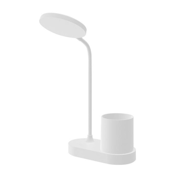 Настільна лампа з акумулятором та органайзером SD-828С LED Flexible (700mAh/5V/5W)- білий Настільна лампа з акумулятором та органайзером SD-828С LED Flexible (700mAh/5V/5W)- білий
