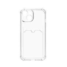 Чохол накладка Shockproof Card Slots для iPhone 15 Pro Max- прозорий