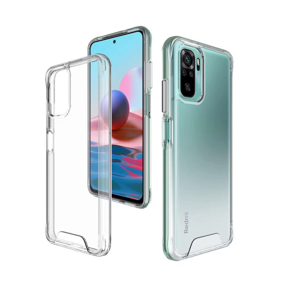 Чохол накладка Space Collection для Xiaomi Redmi Note 10 Pro- прозорий