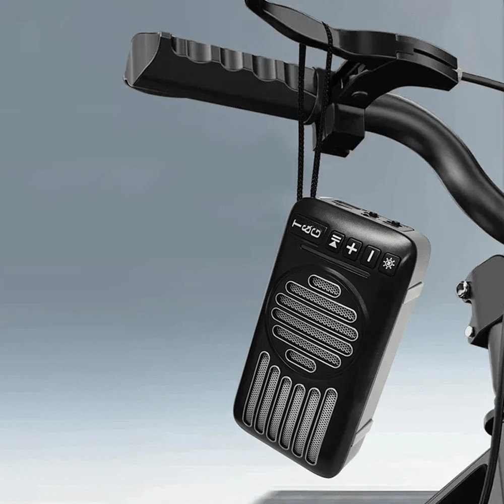 Bluetooth колонка TG368 (FM радіо, сонячна панель)- чорний
