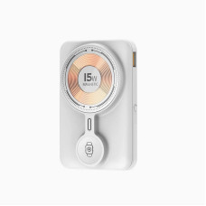 Портативний зарядний пристрій (Повербанк) Aspor A328 Magnetic Wireless 10000mAh + кабель Type-C/Lightning/Charge Apple Watch (USB/Lightning/Type-C/22.5W)- білий