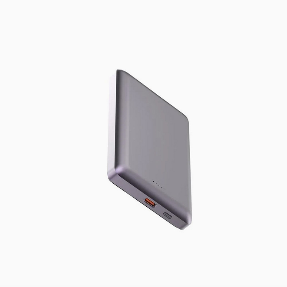 Портативний зарядний пристрій (Повербанк) Aspor A382 Magnetic Wireless 10000mAh (Type-C/20W)- фіолетовий