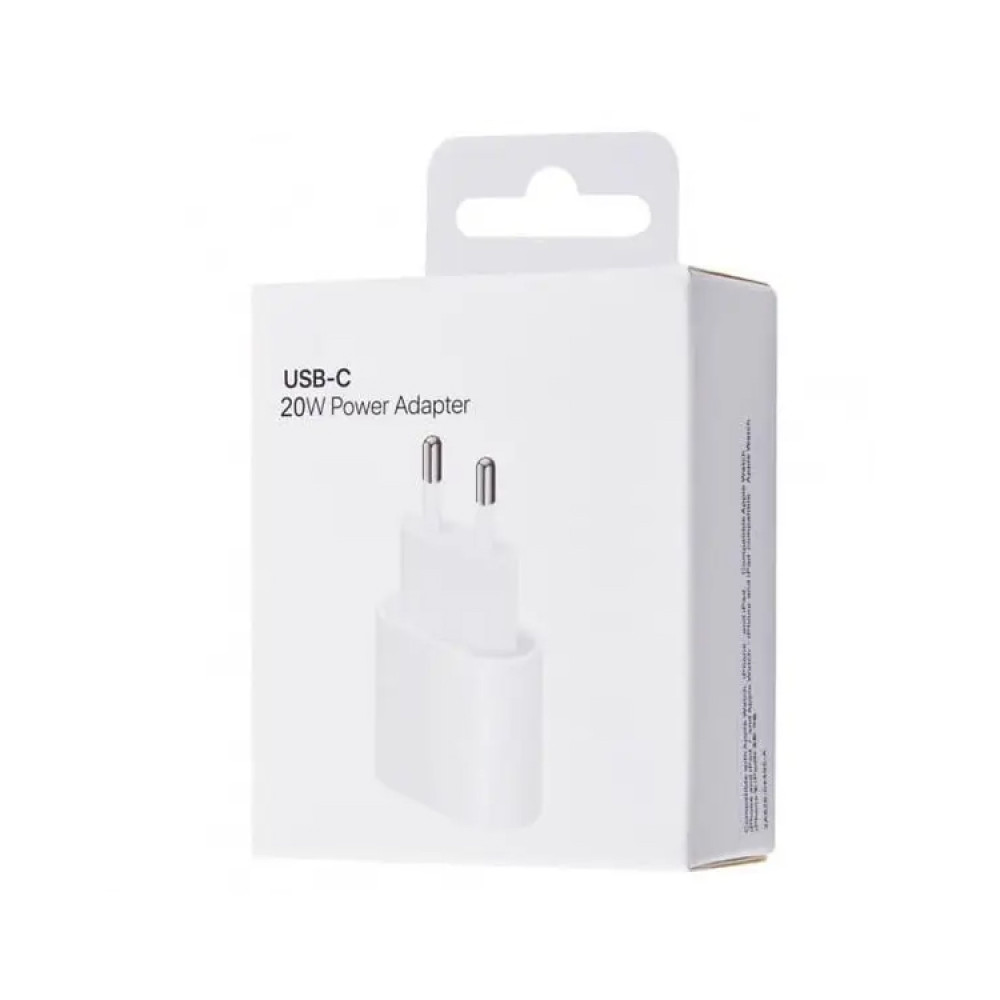 Мережевий зарядний пристрій 20W USB-C (A1692/A2347)- білий