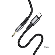 AUX кабель Jokade JA106 3.5мм – Type-C- чорний AUX кабель Jokade JA106 3.5мм – Type-C- чорний