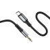 AUX кабель Jokade JA106 3.5мм – Type-C- чорний