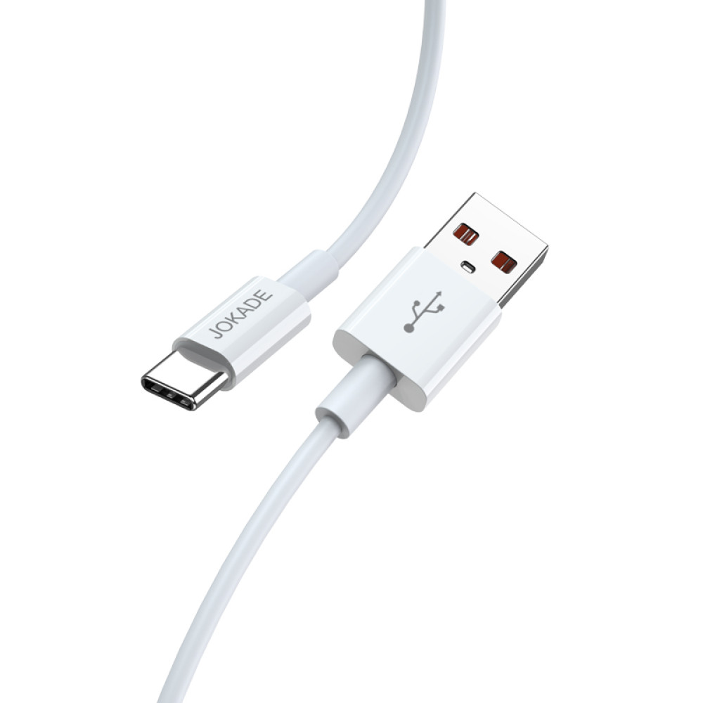 Кабель Jokade JA016 USB – Type-C 6A/1м- білий