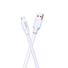 Кабель Jokade JA018 PD USB – Micro 120W/1м- білий Кабель Jokade JA018 PD USB – Micro 120W/1м- білий