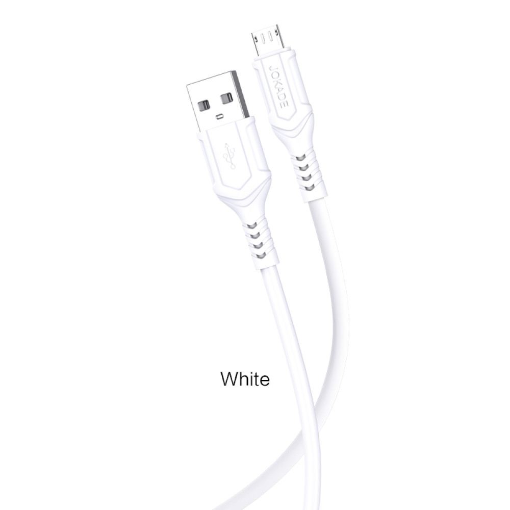 Кабель Jokade JA010 USB – Micro 3A/1м- білий