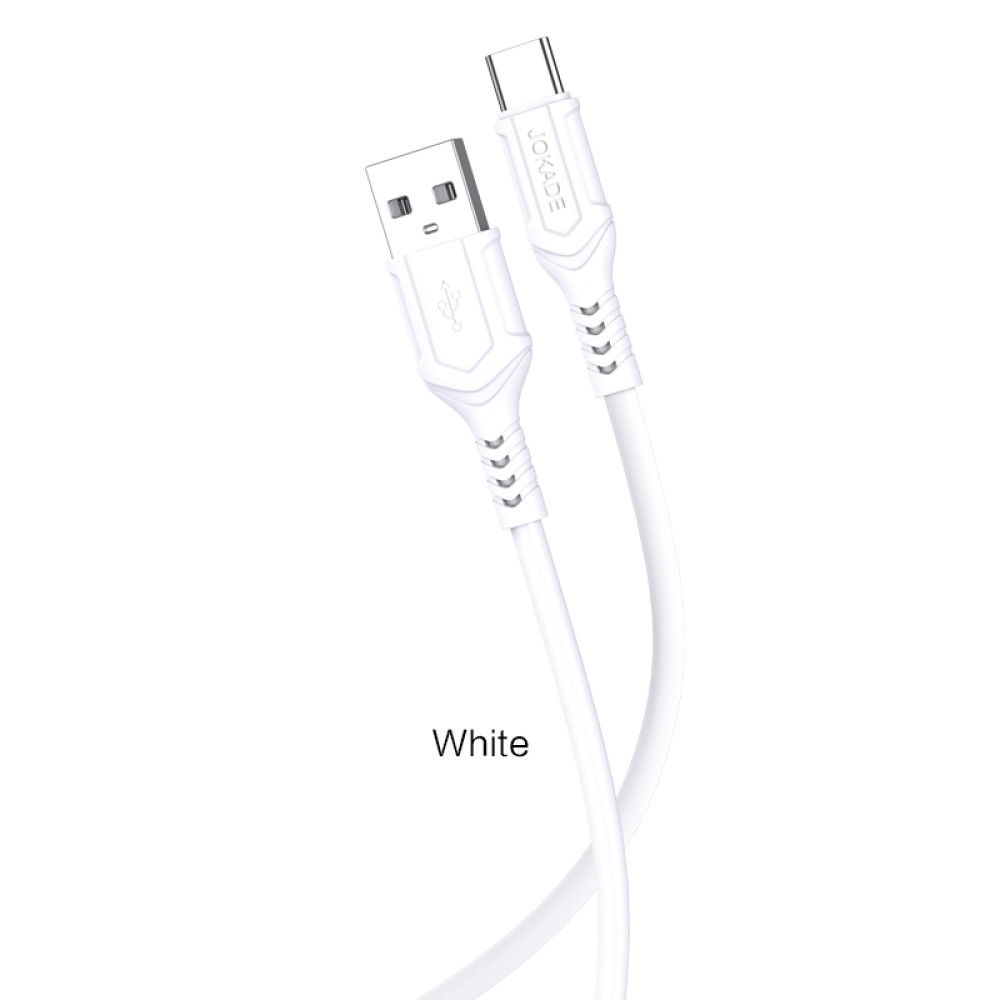 Кабель Jokade JA010 USB – Type-C 3A/1м- білий