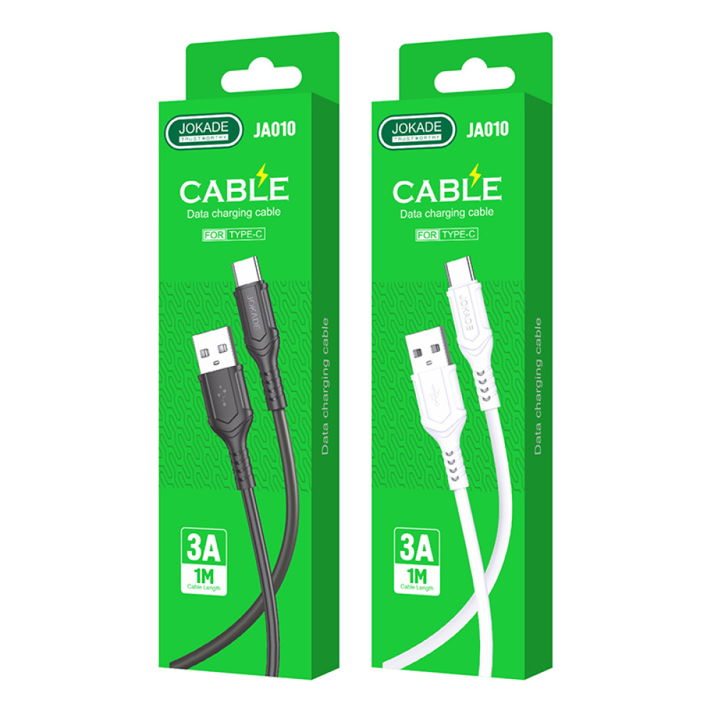 Кабель Jokade JA010 USB – Type-C 3A/1м- білий