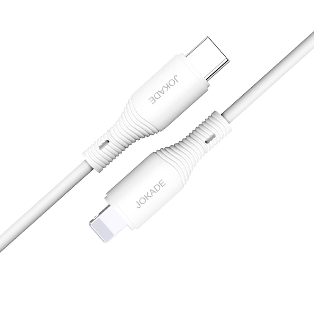 Кабель Jokade JA009 PD Type-C – Lightning 20W/1м- білий