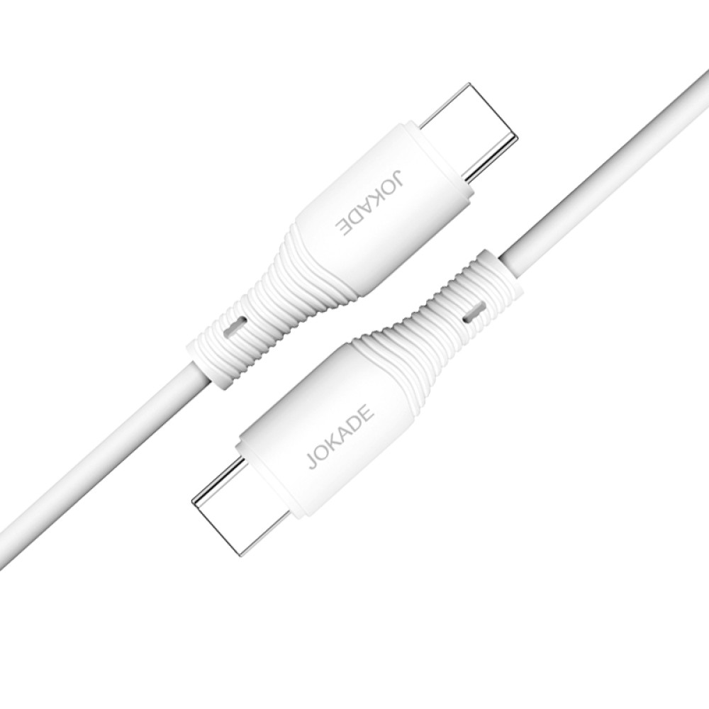 Кабель Jokade JA009 PD Type-C – Type-C 100W/1м- білий