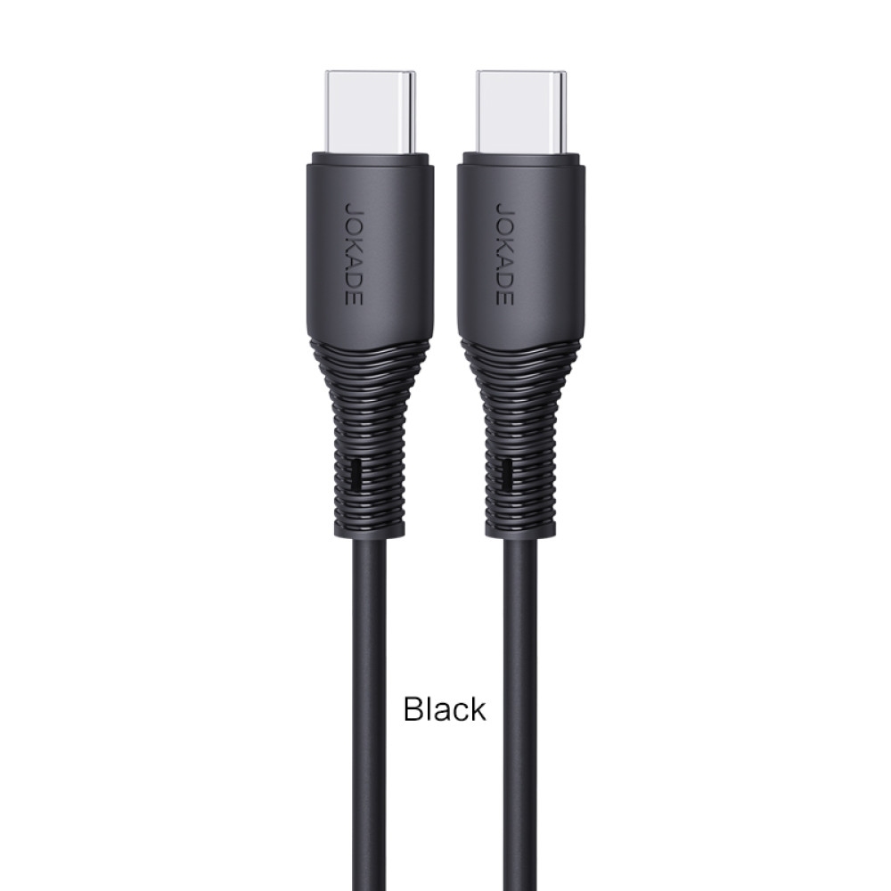 Кабель Jokade JA009 PD Type-C – Type-C 100W/1м- чорний