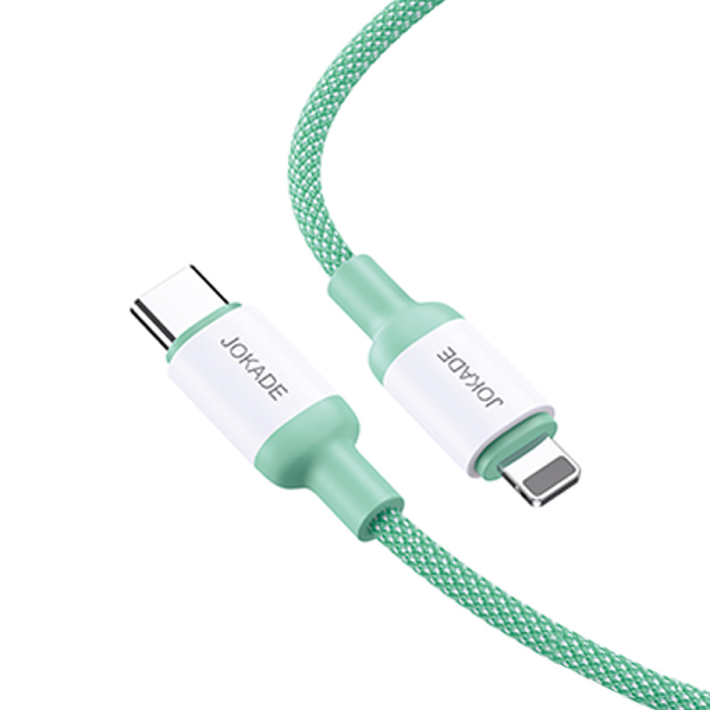 Кабель Jokade JA014 PD Type-C – Lightning 20W/1м- зелений
