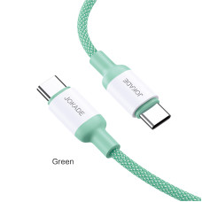Кабель Jokade JA014 PD Type-C – Type-C 100W/1м- зелений