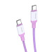 Кабель Jokade JA014 PD Type-C – Type-C 100W/1м- фіолетовий