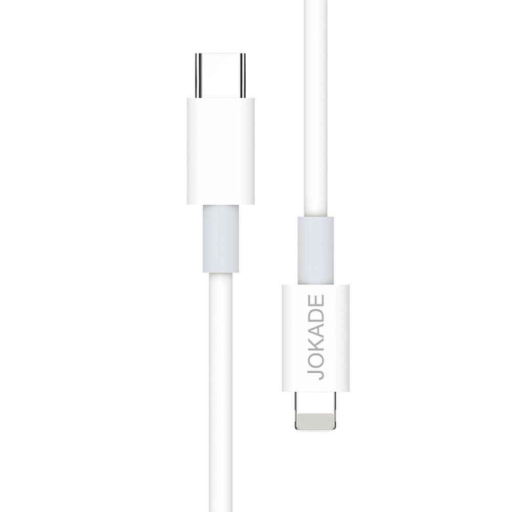 Кабель Jokade JA016 PD Type-C – Lightning 20W/1м- білий