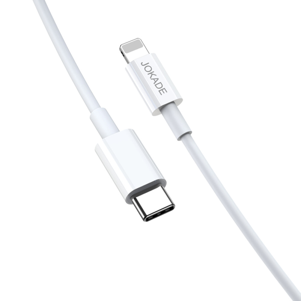Кабель Jokade JA016 PD Type-C – Lightning 20W/1м- білий