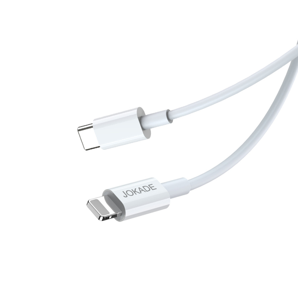 Кабель Jokade JA016 PD Type-C – Lightning 20W/1м- білий