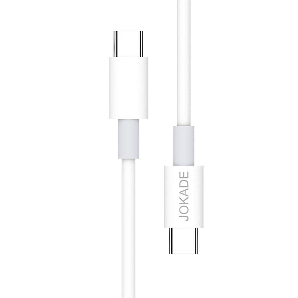 Кабель Jokade JA016 PD Type-C – Type-C 60W/1м- білий