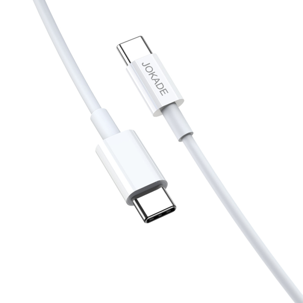 Кабель Jokade JA016 PD Type-C – Type-C 60W/1м- білий