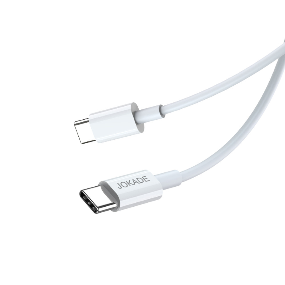 Кабель Jokade JA016 PD Type-C – Type-C 60W/1м- білий