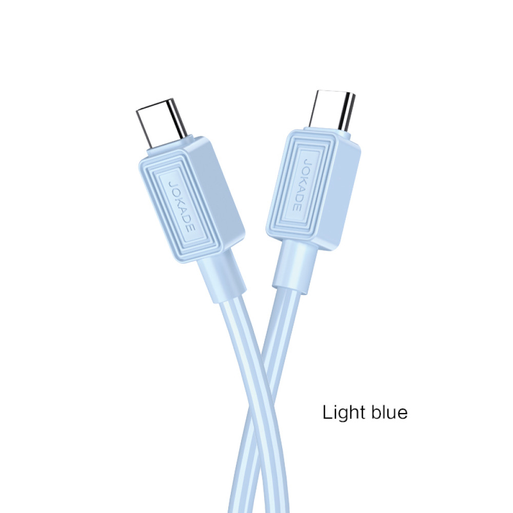 Кабель Jokade JA029 PD Type-C – Type-C 100W/1м- синій