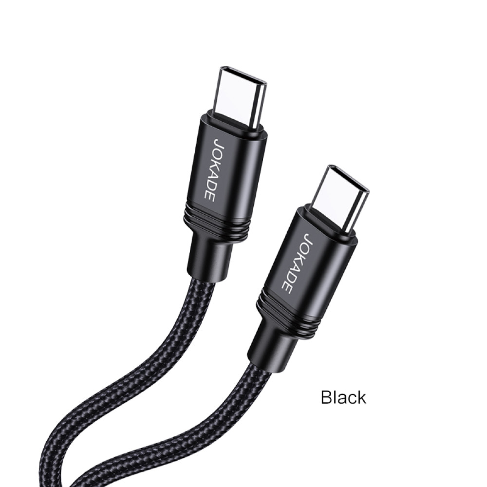 Кабель Jokade JA034 PD Type-C – Type-C 100W/1м- чорний