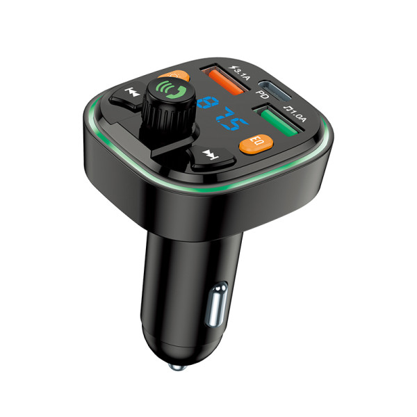 Bluetooth FM модулятор (трансмітер) Jokade JH007 (PD/18W)- чорний