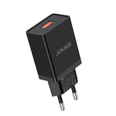 Мережевий зарядний пристрій Jokade JB047/JB021 (1USB/3A)- чорний