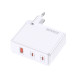 Мережевий зарядний пристрій Jokade JB059 (1USB/2USB-C/PD100W)- білий