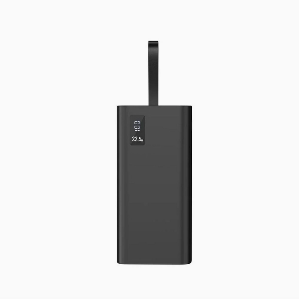 Портативний зарядний пристрій (Повербанк) A337 30000mAh Fast Charge (2USB/Type-C/Micro/22.5W)- чорний
