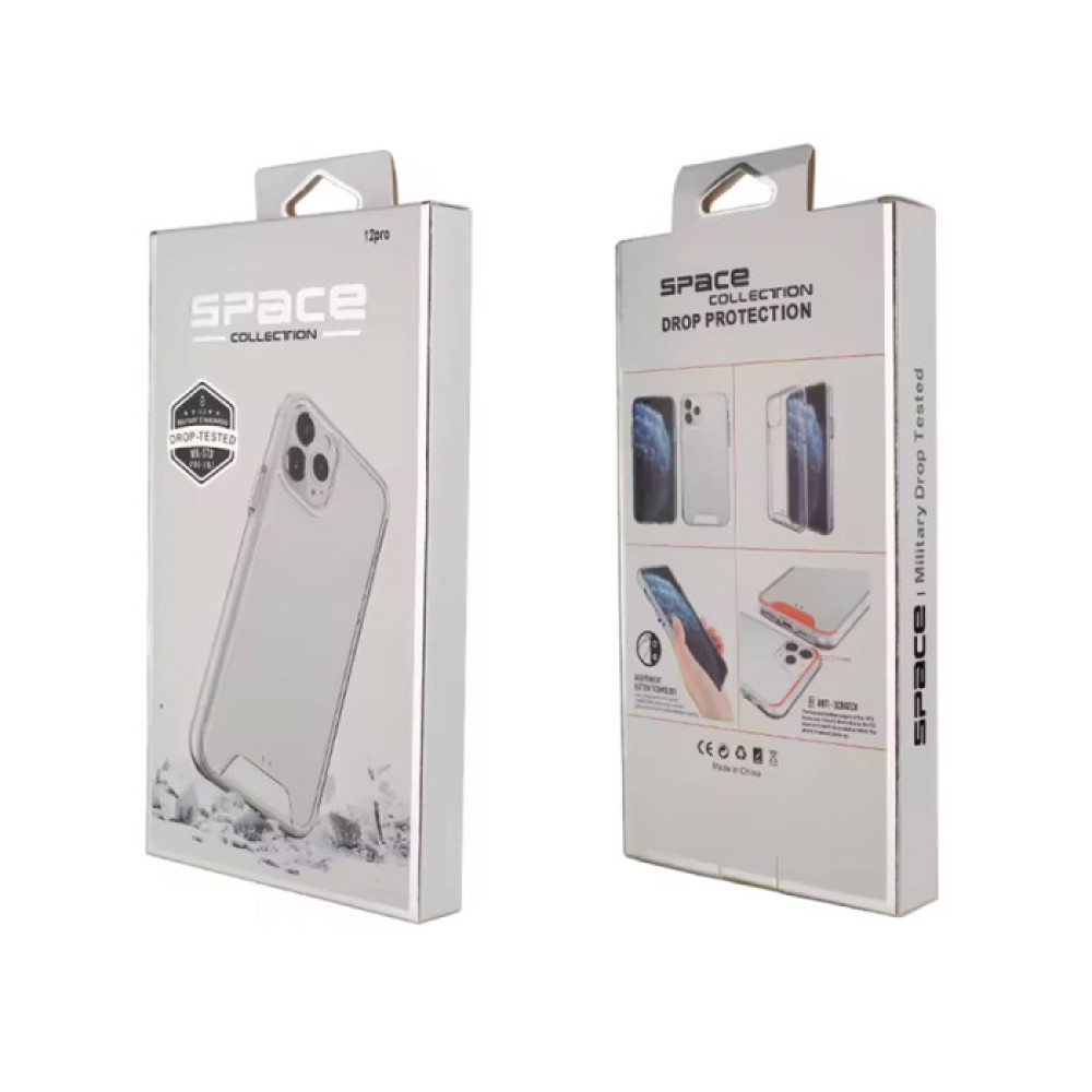 Чохол накладка Space Collection для iPhone 16 Plus- прозорий