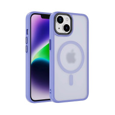 Чохол накладка Matte Color with Magsafe для iPhone 12/12 Pro- purple