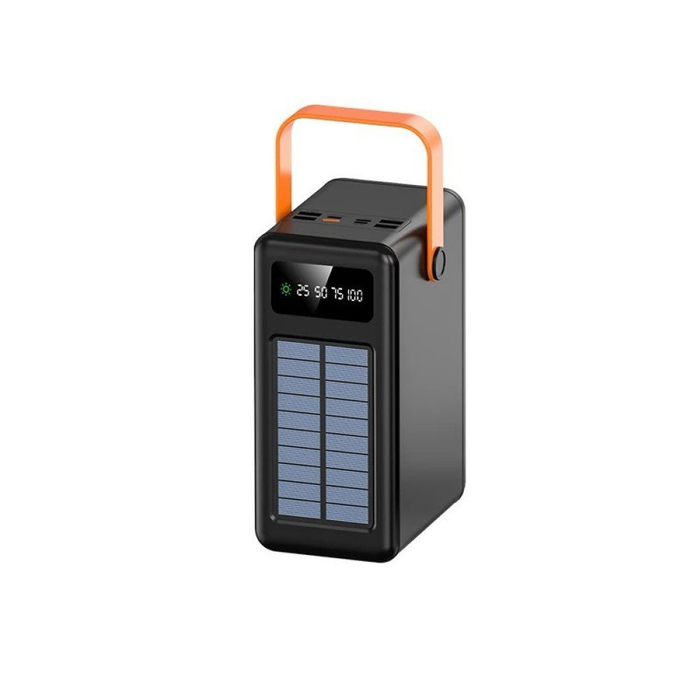 Портативний зарядний пристрій (Повербанк) Big Box 120000mAh + cable USB /Type-C/Lightning/Micro (4USB/Type-C/Micro/Lightning)- чорний