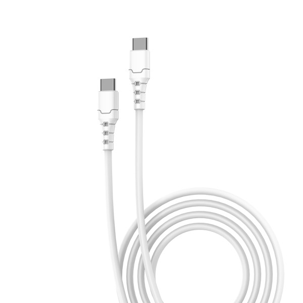 Кабель Aspor A098L PD Fast Charge Type-C – Type-C 100W/2м- білий Кабель Aspor A098L PD Fast Charge Type-C – Type-C 100W/2м- білий