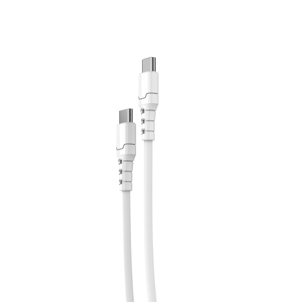 Кабель Aspor A098L PD Fast Charge Type-C – Type-C 100W/2м- білий